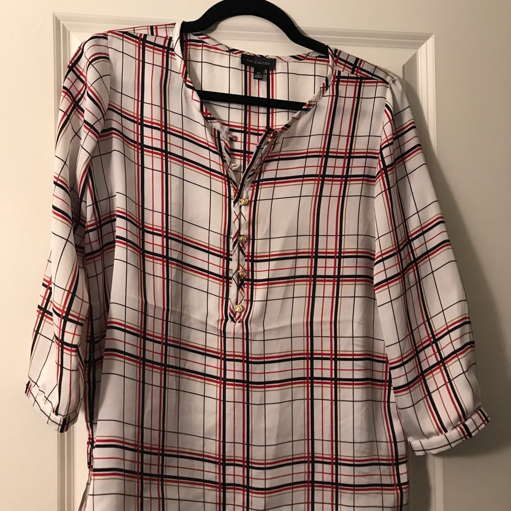 The Limited 1/3 sleeve blouse
